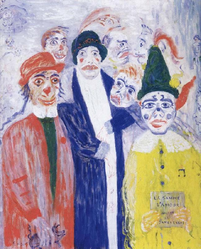 James Ensor La Gamme d-amour oil painting image